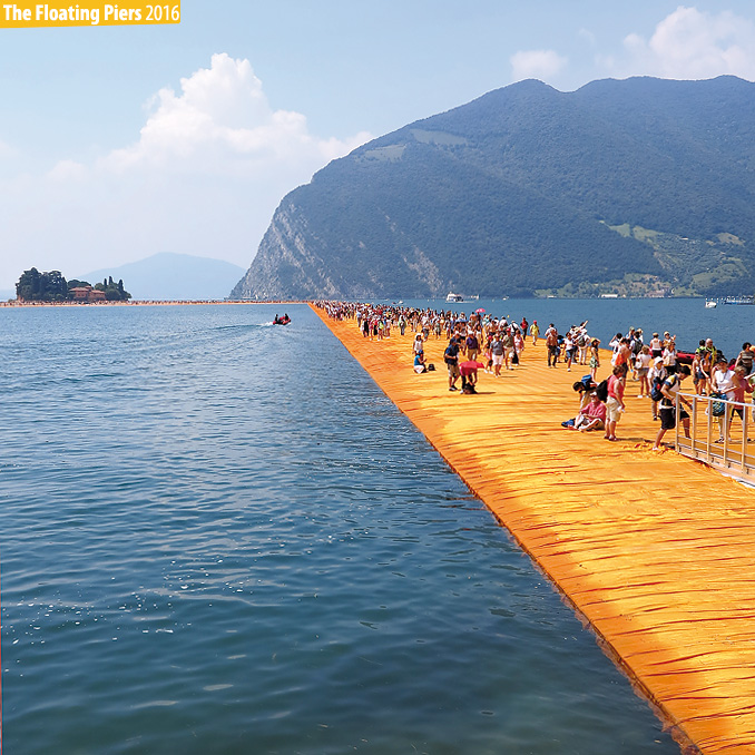 The Floating Piers Bilder Reisef  hrer Lago d Iseo